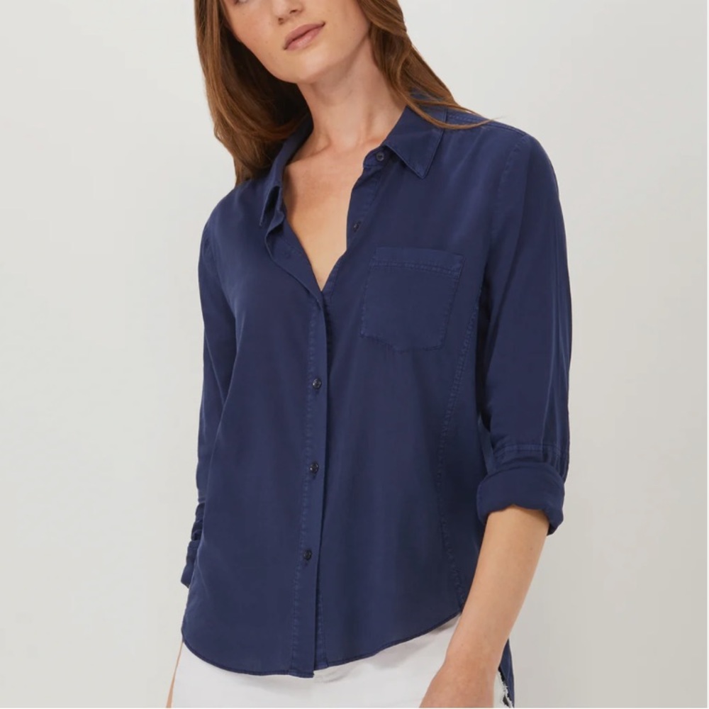 Style & Co Navy Blue Blouse